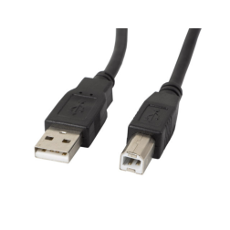 CABLE LANBERG IMPRESORA USB MACHO A USB MACHO NEGRO 0-5 M