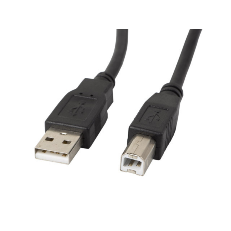 CABLE LANBERG IMPRESORA USB MACHO A USB MACHO NEGRO 0-5 M