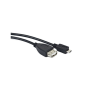 CABLE USB LANBERG MICRO M A USB-A F 2-0 OTG NEGRO 15CM OEM