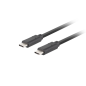 CABLE USB-C LANBERG 3-1 GEN 2 MACHO-MACHO 10GB-S PD100W 0-5M NEGRO