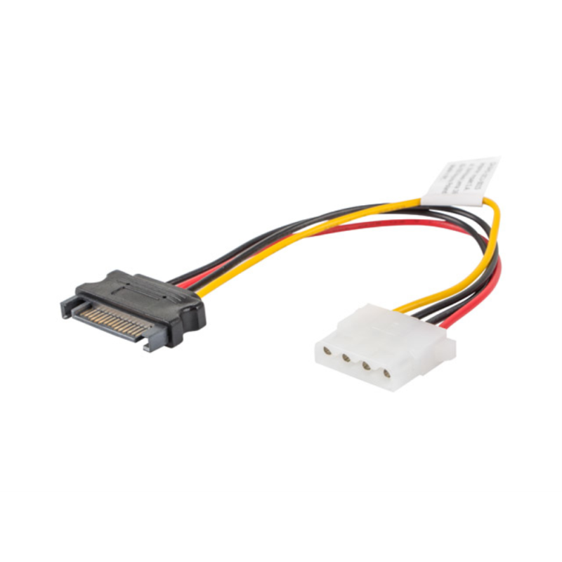 CABLE ALIMENTACION LANBERG MOLEX HEMBRA-SATA MACHO 15CM