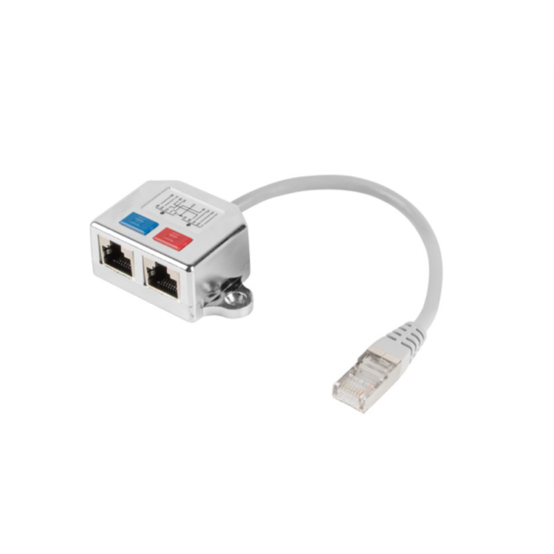 ADAPTADOR LANBERG SPLITTER ETHERNET FTP RJ45 A 2X RJ45