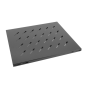 BANDEJA LANBERG FIJA 1U 465X500 MM HASTA 120 KG RACK DE 19 NEGRO