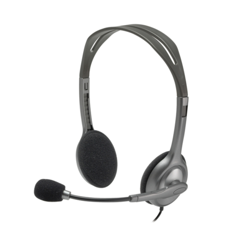 AURICULARES LOGITECH H111 GRIS MICROFONO ALAMBRICO