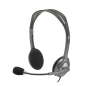 Auriculares Logitech H111- con Micrófono- Jack 3-5- Negros