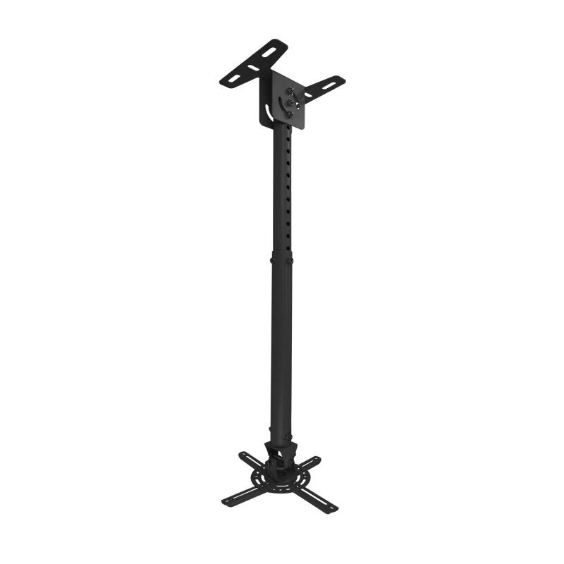 Soporte de Techo para Proyector TooQ PJ3030TN-B- Inclinable-Giratorio-Nivelable- hasta 20kg