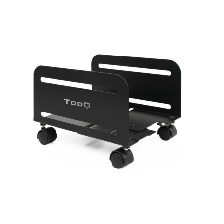 SOPORTE PARA CPU DE SUELO CON RUEDAS TOOQ UMCS0004-B NEGRO