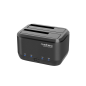 DOCKING STATION NATEC KANGAROO DUAL USB 3-0 SATA NEGRA