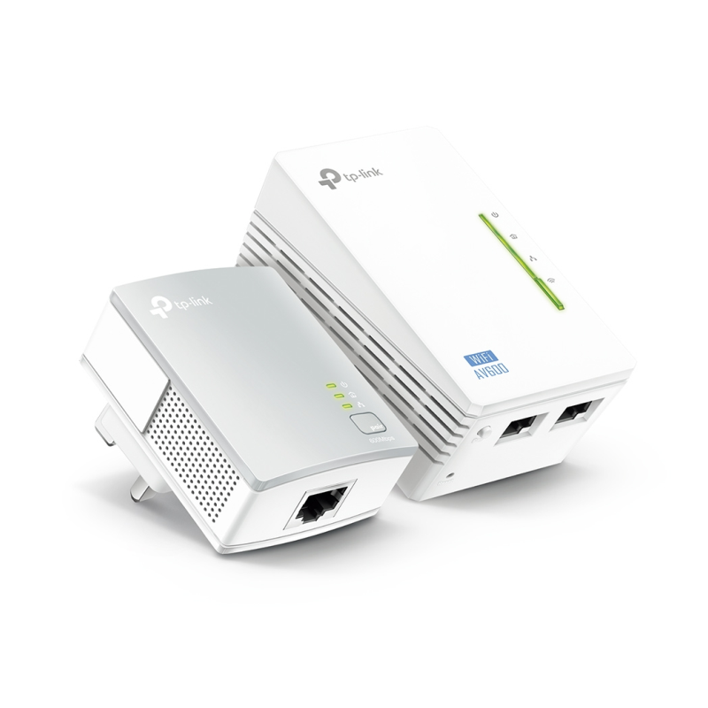 POWERLINE WIFI TP-LINK AV600 KIT 2UDS 2 PORT