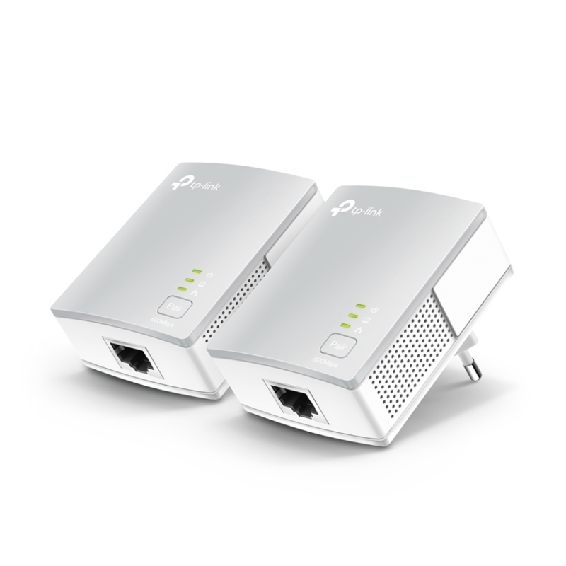 Adaptador Powerline TPLink TL-PA4010Kit 600Mbps- Alcance 300m- Pack de 2