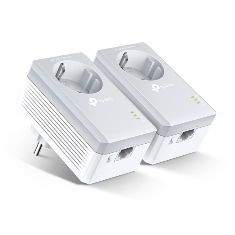 Adaptador Powerline TPLink TL-PA4010P KIT 600Mbps- Alcance 300m- Pack de 2