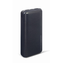 POWERBANK GEMBIRD 20000mAh 1x microUSB A 2x USB-A NEGRO