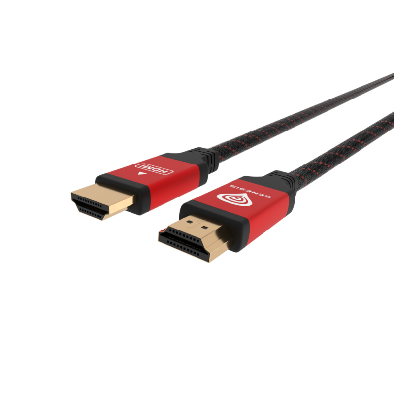 CABLE HDMI GENESIS ALTA VELOCIDAD PS4-PS3 4K V2-0 3M NEGRO