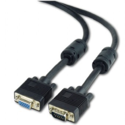 Cable VGA M-H Mcoax 2m BK Ferr