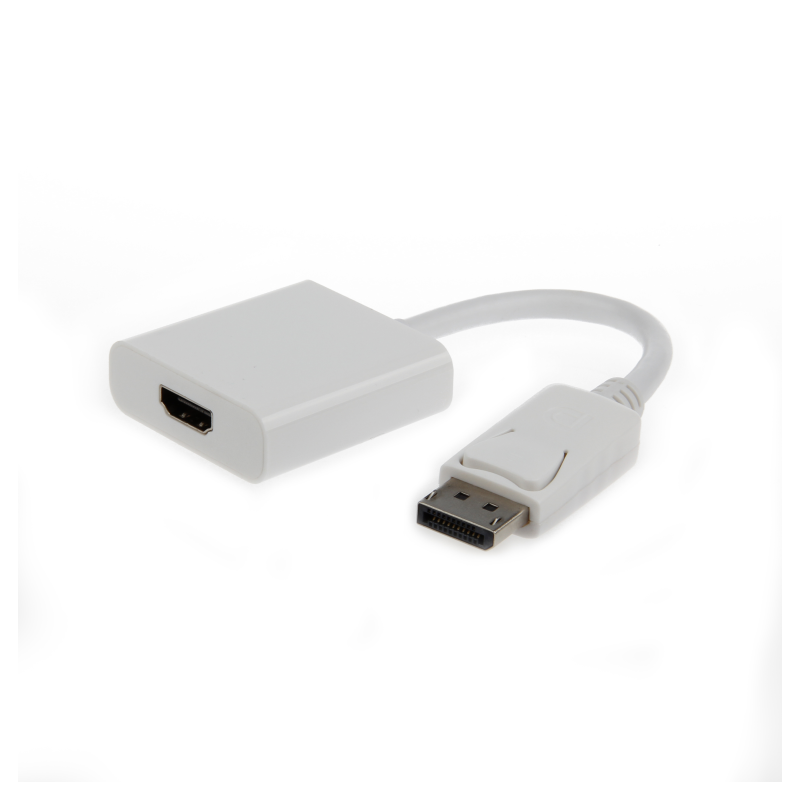 CABLE ADAPTADOR GEMBIRD DISPLAYPORT MACHO A HDMI HEMBRA BLANCO