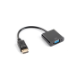 ADAPTADOR LANBERG DISPLAYPORT 1-1 A VGA 20CM NEGRO