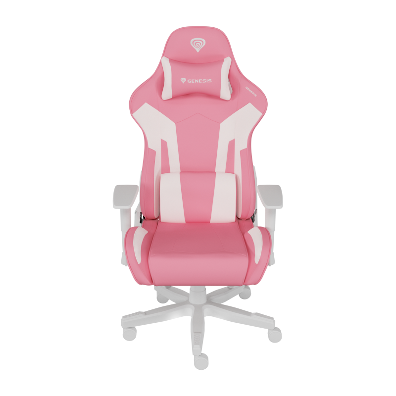 SILLA GAMING GENESIS NITRO 710 GASLIFT 4 150KG ROSA-BLANCO