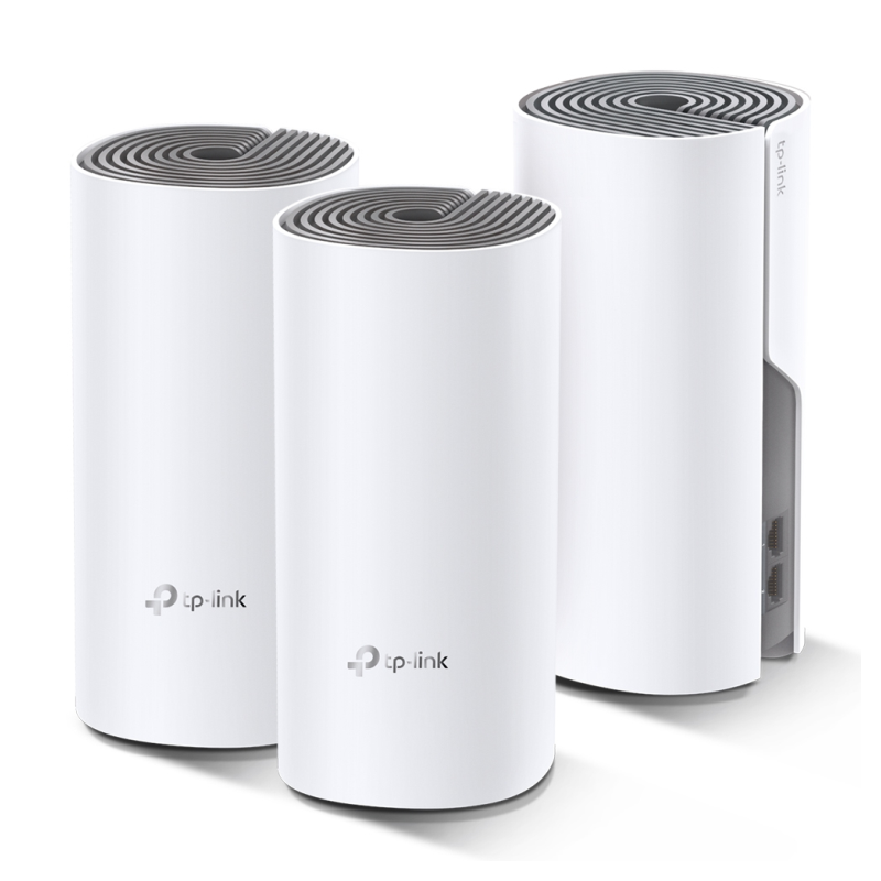 Sistema Mesh TP-Link Deco E4 1200Mbps- 2-4GHz 5GHz- Pack de 3