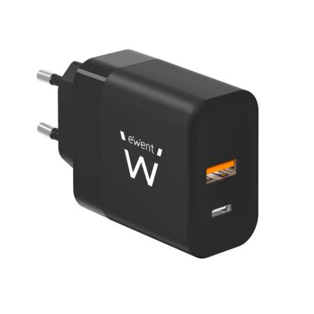 CARGADOR MOVIL EWENT RAPIDO USB-C-A 45W