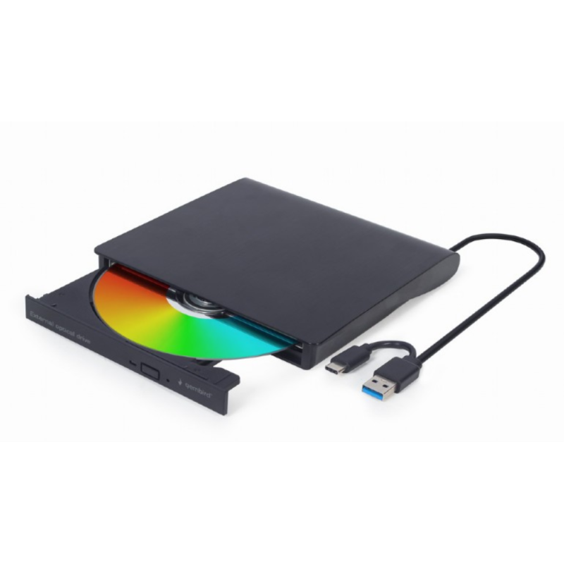 UNIDAD DE DVD GEMBIRD USB EXTERNA NEGRA