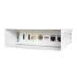 AISENS CAJA CONEXIONES VGA+2XHDMI+JACK3-5+RCA+1XUSB+2XRJ45 CAT-6A STP BLANCO