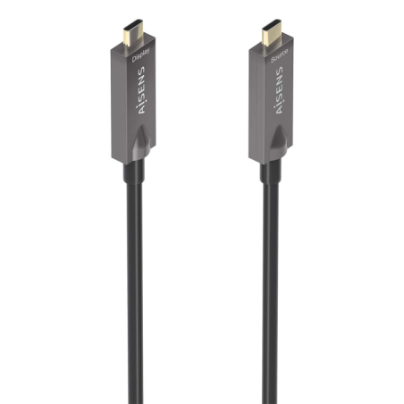 CABLE USB3-1 AISENS GEN2 10GBPS AOC 4K 3A 60W E-MARK USB-C M-M 15M