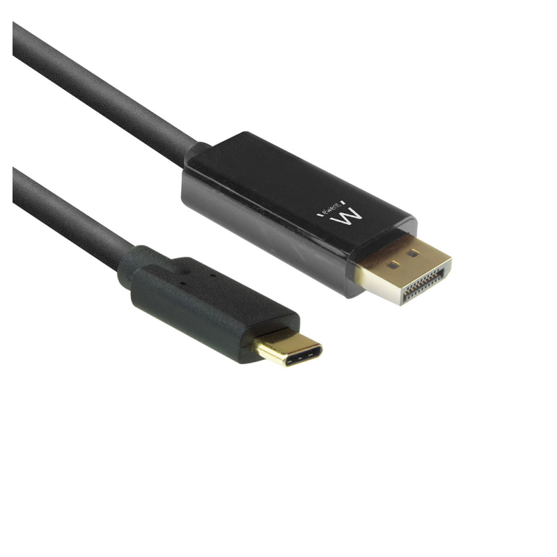 CABLE CONVERTIDOR EWENT USB-C DISPLAYPORT 4K 60HZ 2 METROS