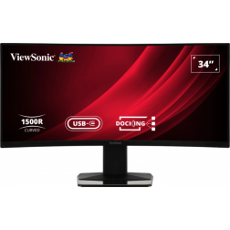 MONITOR VIEWSONIC 34" QHD CURVO HDMI DP 65W USB-C USB RJ45 MULTI AJUS-ALTURA