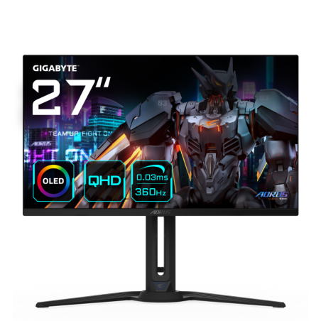 MONITOR GAMING GIGABYTE FO27Q3 27" 2560X1440 QHD