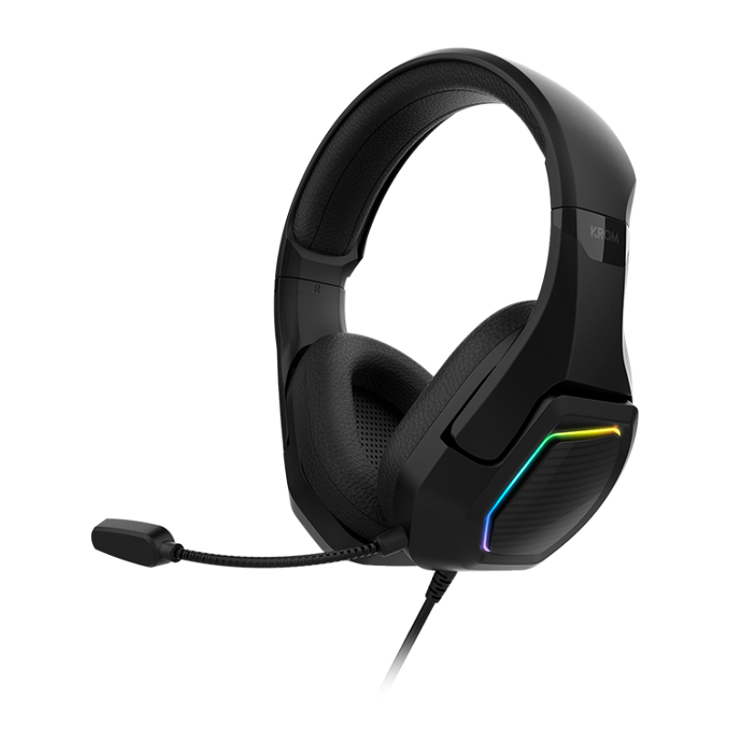 Auriculares Gaming con Micrófono Krom Kopa 7-1- USB 2-0- Negros