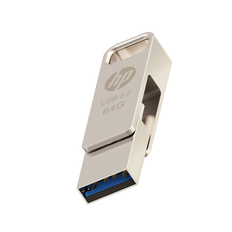 USB 3-2 HP 64GB X206C OTG TYPE-C METAL