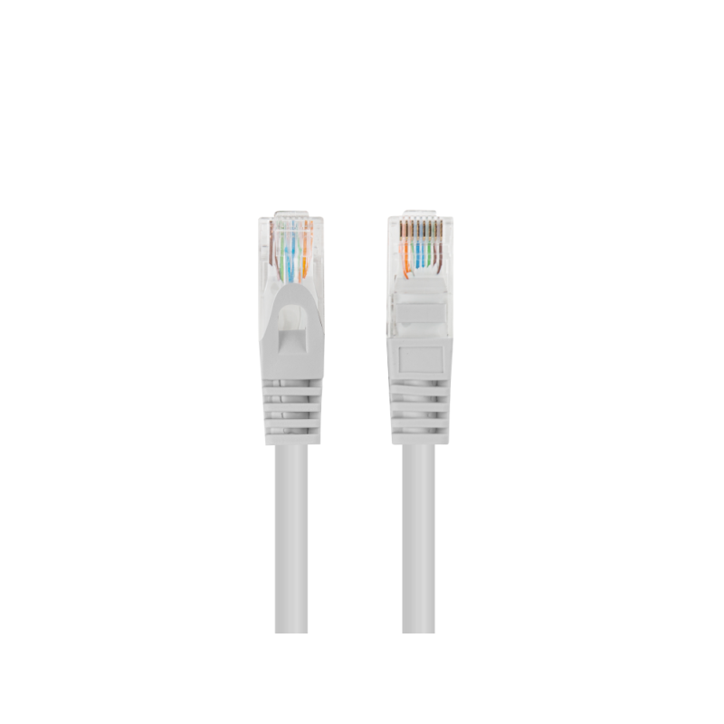 CABLE RED LANBERG LATIGUILLO CAT-6 UTP 7-5M GRIS FLUKE PASSED