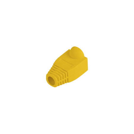 FUNDA PROTECTOR LANBERG CONECTOR RJ45 (PACK 100 UDS) AMARILLO