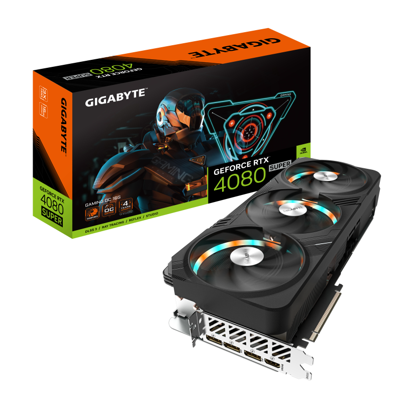 TARJETA GRAFICA GIGABYTE RTX 4080 SUPER GAMING OC 16GB