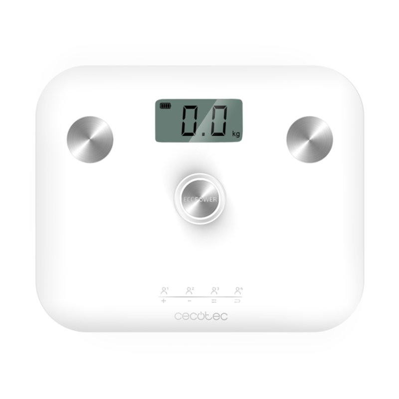 BASCULA DE BAÑO CECOTEC ECOPOWER 10100 FULL HEALTHY WHITE