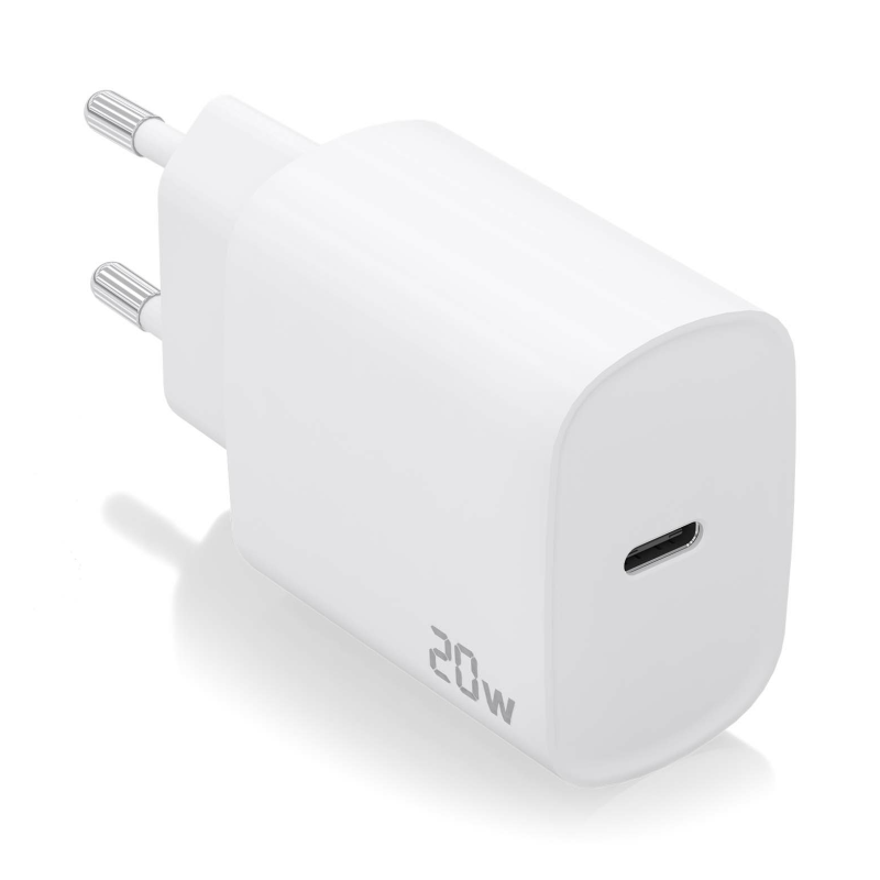 CARGADOR AISENS USB-C PD3-0 1 PUERTO 1XUSB-C 20W BLANCO