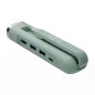 HUB EWENT USB-C Y USB-A MULTIPORT DOCK 5-1 HDMI VERDE