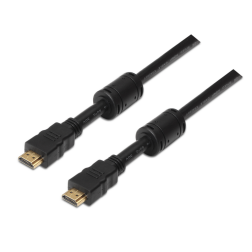 CABLE HDMI AISENS ALTA VELOCIDAD CON FERRITA A-M-A-M NEGRO 10M