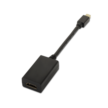 CONVERSOR AISENS MINI DISPLAYPORT A HDMI MDP-M-HDMI A-H NEGRO 15CM