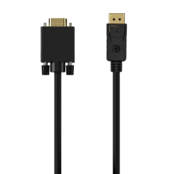 CABLE CONVERSOR AISENS DISPLAYPORT A VGA DP-M-VGA-M NEGRO 1-0M