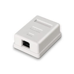 ROSETA DE SUPERFICIE AISENS RJ45 CAT-6 FTP 1 TOMA BLANCO