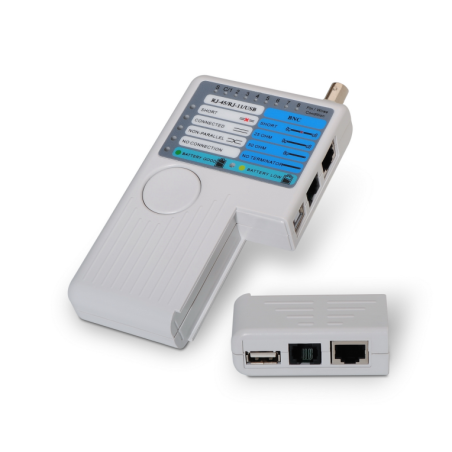 Tester Aisens A142-0313 para RJ11-RJ12-RJ45- USB- Coaxial