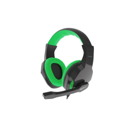 AURICULARES GAMING GENESIS ARGON 100 2-0 MINI JACK NEGRO-VERDE