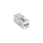 ADAPTADOR LANBERG CAT6 FTP HEMBRA THRU KEYSTONE RJ45 A RJ45, 90 GRADOS