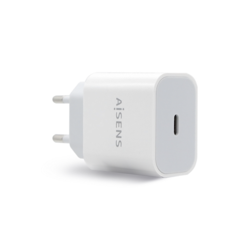 AISENS CARGADOR USB-C PD3-0 1 PUERTO 1xUSB-C 20W BLANCO