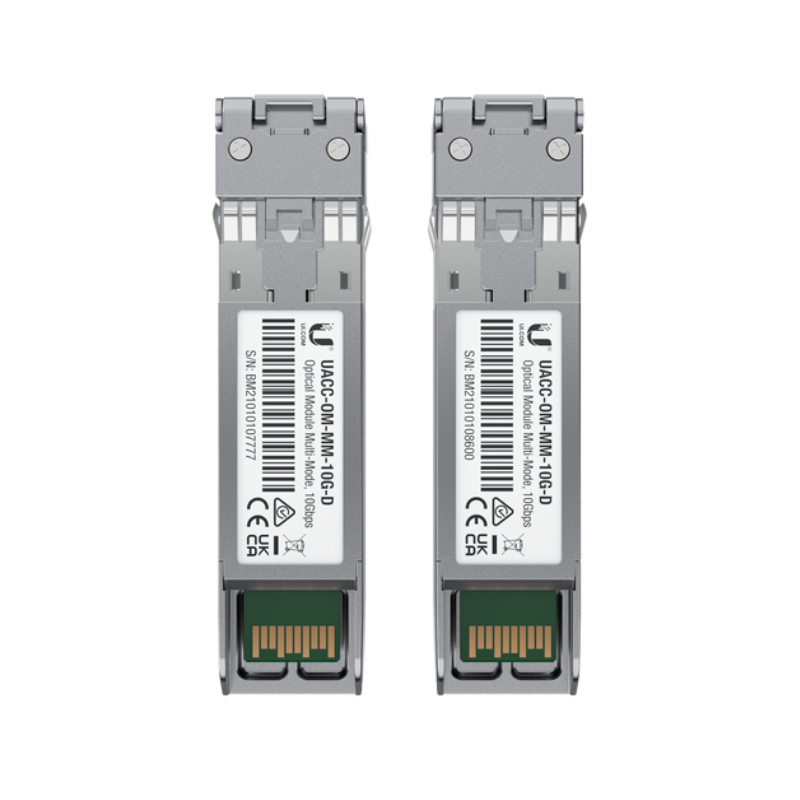 MODULO SFP+ UBIQUITI UACC-OM-MM-10G-D-2 UFIBER TRANSCEIVER MM 2PACK