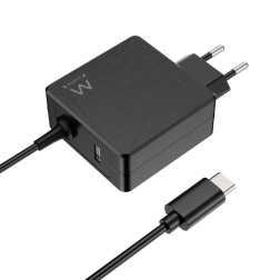 CARGADOR DISPOSITIVO MOVIL EWENT USB C 65W (ADICIONAL USB A)