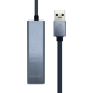 CONVERSOR AISENS USB 3-0 A ETHERNET GIGABIT HUB 3XUSB3-0 GRIS 15CM