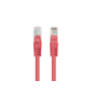 CABLE RED LANBERG LATIGUILLO CAT-6 UTP 7-5M ROJO FLUKE PASSED