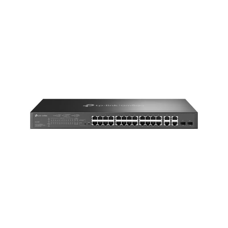 SWITCH TP LINK OMADA TL-SL2428P - L2+, 24xFAST POE+, 2xSFP, 2x1G, 250W